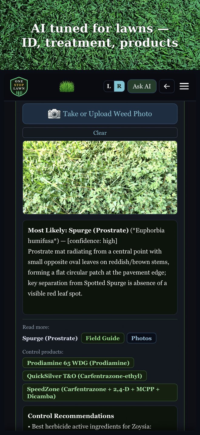 AI weed identification